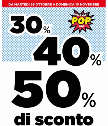 Coop | 30% 40% 50% di Sconto